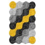 Conceptum Alfombra de Pasillo Circle Djt Multicolor 80 x 100 cm